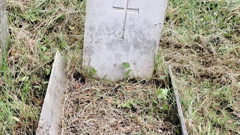 St Giles Church Graveyard - Before