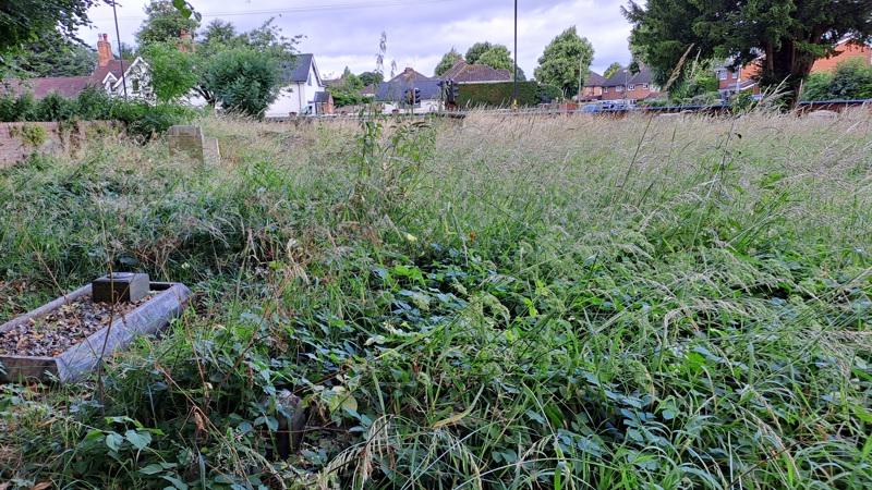 St Giles Church Graveyard - Before